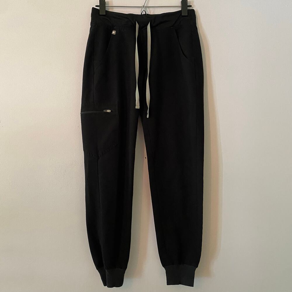 FIGS Black Zamora Jogger Scrub Pants Uniform Nurse Doctor Women's size XS